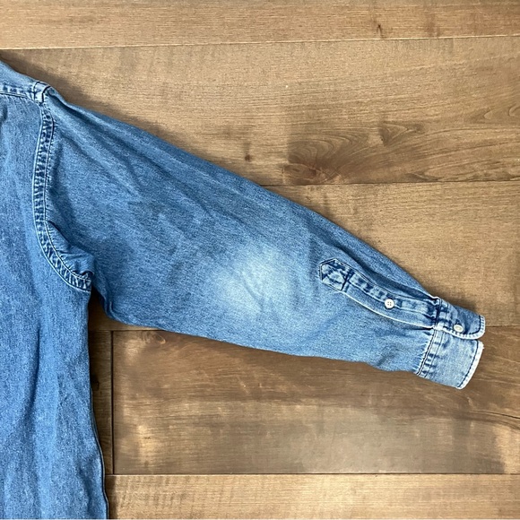 Vintage Polo Ralph Lauren Mens Size XL Blake Denim Long Sleeve Button Down Shirt - Picture 10 of 14